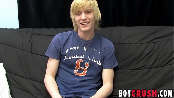 Barely legal twink is eager to stroke his dick on the casting