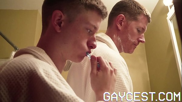 GAYCEST – twink blows before getting barebacked in the sauna
